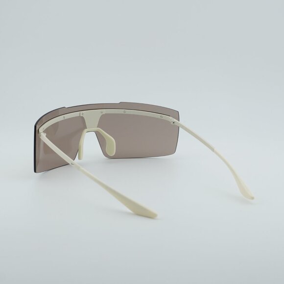 Nike NIKE ECHO SHIELD M F 113 Sunglasses Milk Shield Frame, Gold Lenses main image 10